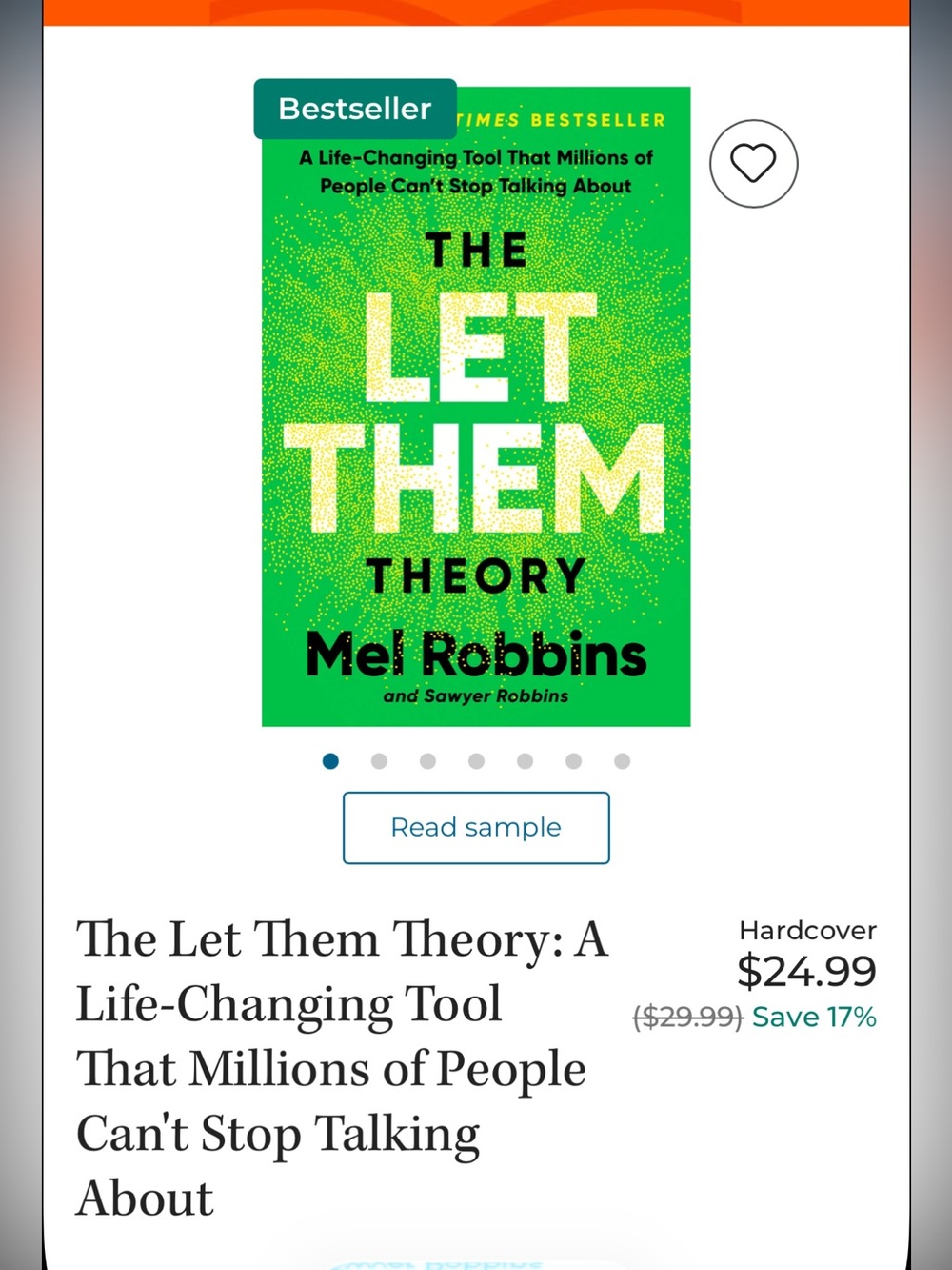 The Let Them Theory by Mel Robbins - Bright Green Hardcover
